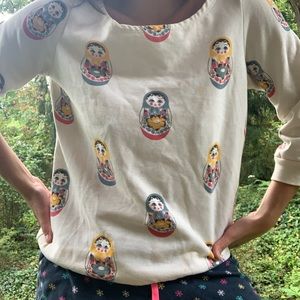 Russian doll sweatshirt